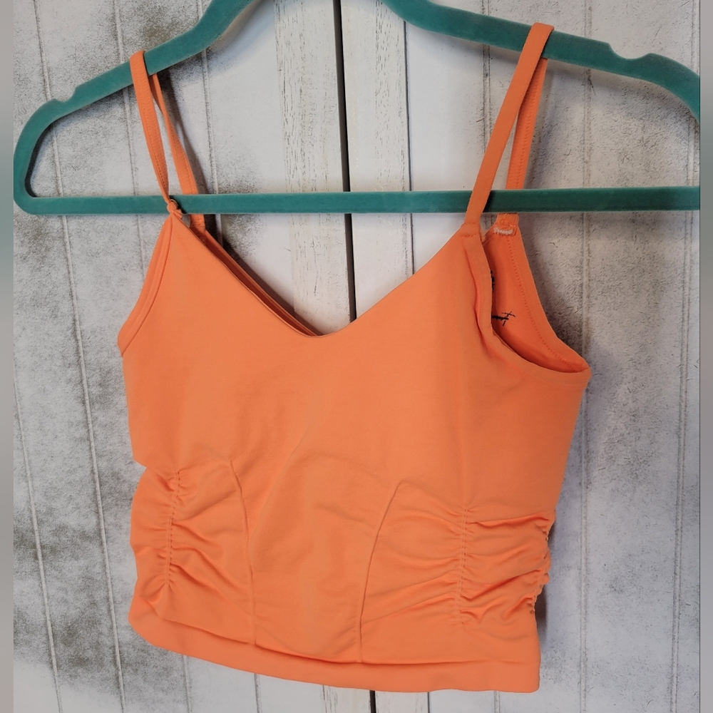 Nwot Good Carma Ruched Cropped K Top